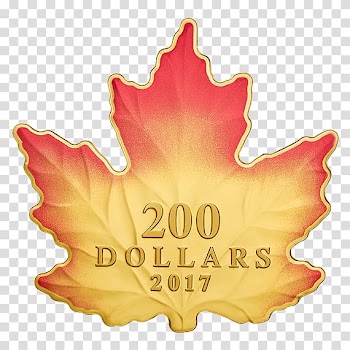 150th anniversary of Canada Canadian Gold Maple Leaf, mid autumn pancake transparent background PNG clipart