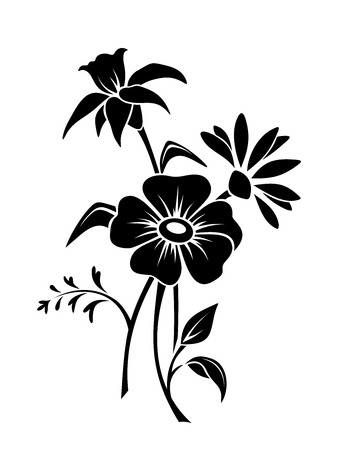 159,864 Black And White Flower Cliparts, Stock Vector And Royalty ...