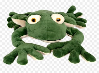 16 Inch Floppy Frog Natural Green Wishpets