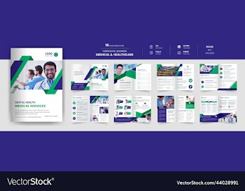16 page medical brochure healthcare annual report