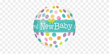 16" New Baby Orbz Foil Balloon - New Baby Balloons