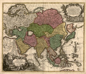 1724 map of Asia and | Free Photo - rawpixel