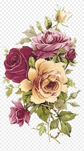 177 From Captive Decals - Berta Hedstrom Summertime Rose Bone China Pedestal