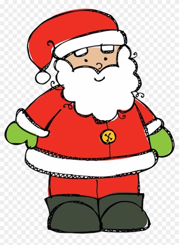 18 Santa Png Free Cliparts - Christmas Color By Sight Word