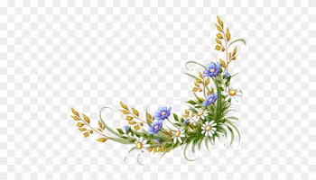 19 - Frame Flower Vector Ai