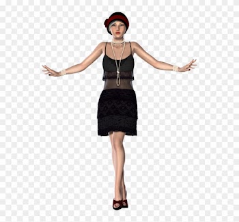 1920's Flapper Girl By Redheadfalcon - 1920s Girl Png