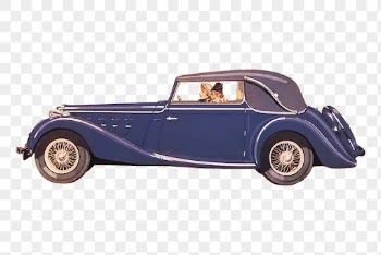1920s car png sticker vintage | Free PNG - rawpixel