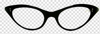 1950s Cat eye glasses Lens Sunglasses, Sunglasses Frames transparent background PNG clipart