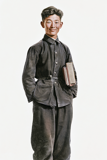 1950s Korean High School Student