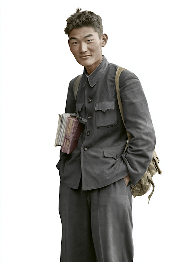 1950s Korean High School Student
