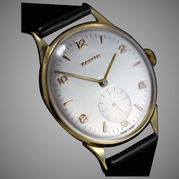 1955 Vintage Zenith 18K Gold Watch : Vintage Watches | Ruby Lane