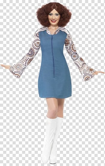 1970s 1950s T-shirt 1960s Costume party, T-shirt transparent background PNG clipart