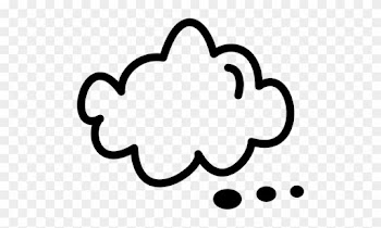 1988 Gray Cloud Clip Art Public Domain Vectors - Nuage Clipart