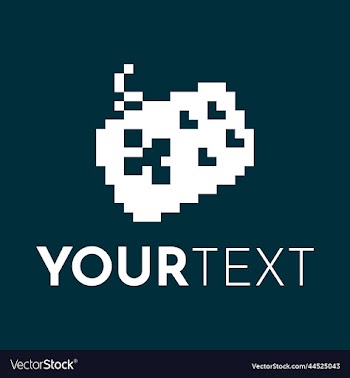 1bit pixel art logo of gamepad console