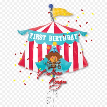 1st Birthday Balloon 1st Birthday Balloon Party Mylar balloon - gold checkmark 