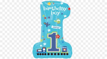 1st Birthday Balloon Party - 1st Birthday Boy - balloon 