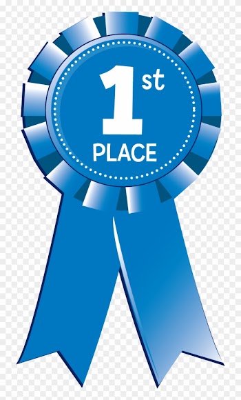 1st Place Medal Clipart Free - 1st Place Blue Ribbon