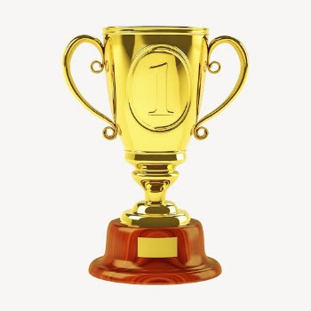 1st prize trophy clipart, illustration | Free Vector - rawpixel
