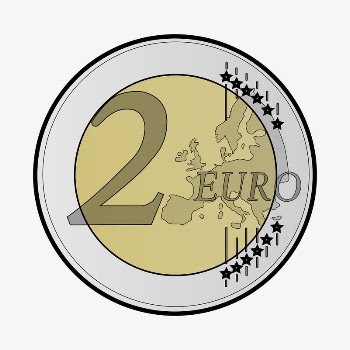 2 Euro coin clipart, object | Free Photo - rawpixel