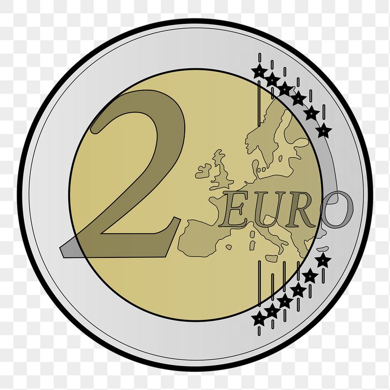 2 Euro coin png sticker, | Free PNG - rawpixel