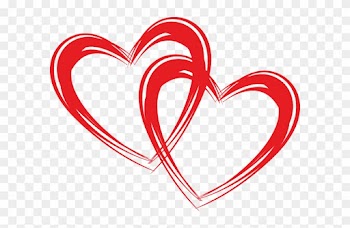 2 Hearts Clipart
