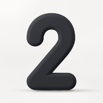 2 number clipart, 3D rendering | Free Photo - rawpixel