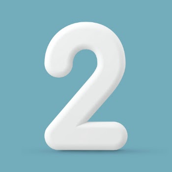 2 number clipart, 3D rendering | Free Photo - rawpixel
