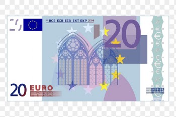 20 Euro bill png sticker, | Free PNG - rawpixel
