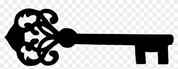 2000 × 682 Px - Black And White Clipart Skeleton Key