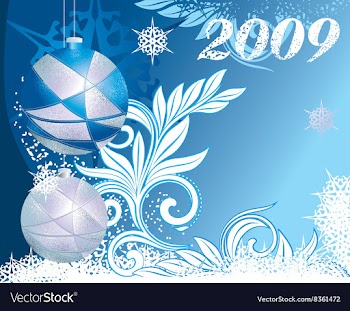 2009 Christmas Background vector image