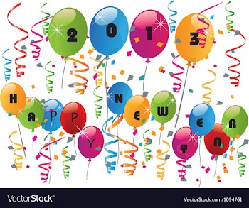  					2013 Happy New Year vector image														