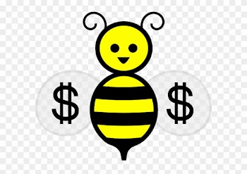 2016 03 Bees Money - Honey Bee Clip Art