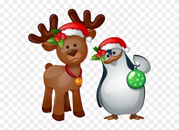 2016 Merry Christmas And Happy New Year Vector Background - Christmas Reindeer Png