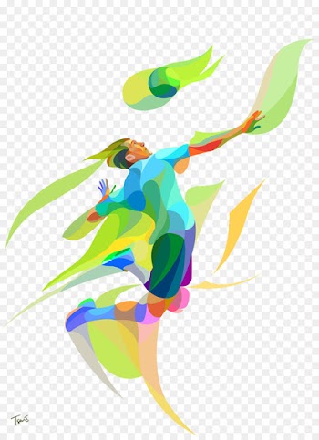 2016 Summer Olympics Beach volleyball 4K resolution Wallpaper - Playing volleyball players colored blocks 