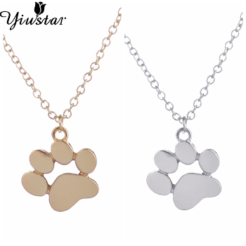 2017 Fashion Spring Style Plain Cat Pow Shape Women Necklaces ...