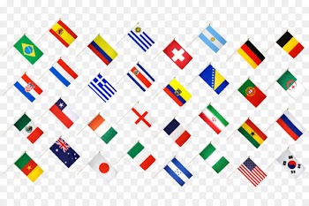2018 FIFA World Cup 2014 FIFA World Cup Rugby World Cup Brazil national football team - World Cup 2018 flags 