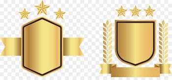 2018 Italian Open Euclidean vector Gold - Vector hand painted gold badge 