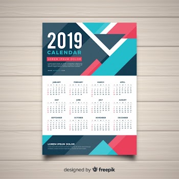 2019 calendar