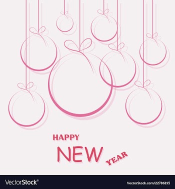 2019 happy new year and marry christmas vector image