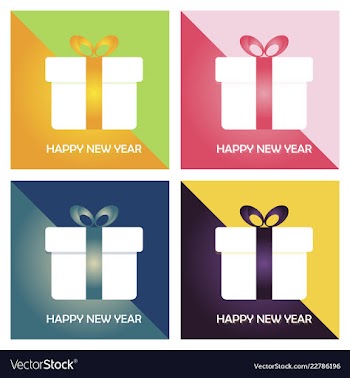 2019 happy new year and marry christmas vector image