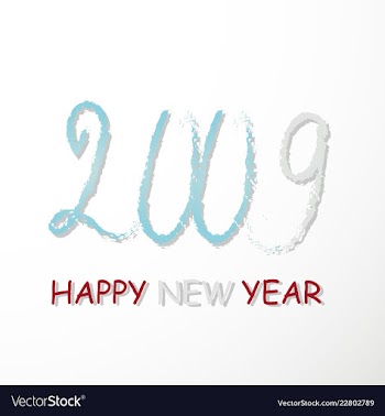 2019 happy new year background for your seasonal vector image