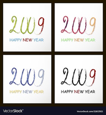 2019 happy new year background for your seasonal vector image