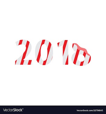 2019 happy new year greeting card celebration vector image
