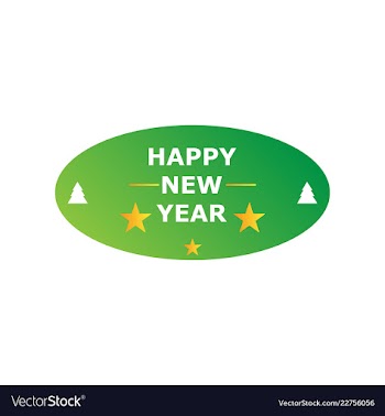 2019 happy new year greeting card celebration vector image