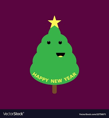 2019 happy new year greeting card celebration vector image
