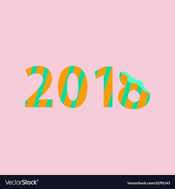 2019 happy new year greeting card celebration vector image