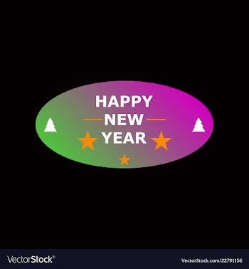2019 happy new year greeting card celebration vector image