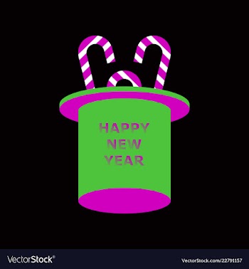 2019 happy new year greeting card celebration vector image