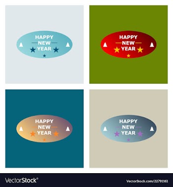 2019 happy new year greeting card celebration vector image