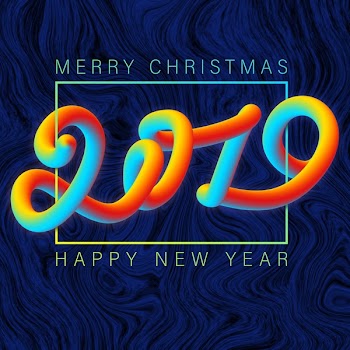 2019 happy new year - PSD